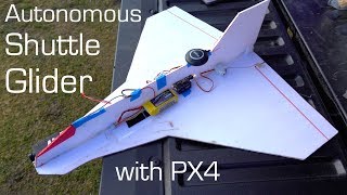 GPS Autopilot Shuttle Glider Dropped from Drone  RCTESTFLIGHT [upl. by Pachston]