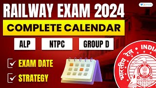 Railway Exams 2024  Exam Dates for RRB NTPCALPGroup D  सम्पूर्ण जानकारी [upl. by Llarret]