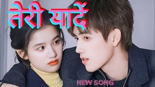 Teri yaad  hindi song 2024  Korean mix hindi song  new Korean mix hindi song [upl. by Novej]