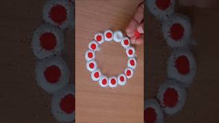 easy rangoli design  rangoli diwali youtubeshorts viralshorts [upl. by Haidabej]