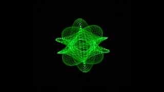 Jerobeam Fenderson  Nuclear Black Noise oscilloscope  lissajous music [upl. by Petty731]