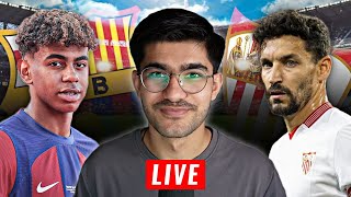 Barcelona vs Sevilla La Liga LIVE MATCH WATCHALONG [upl. by Anh491]