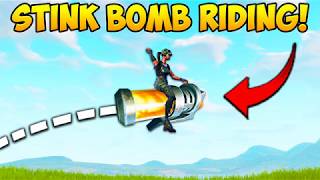 YOU CAN RIDE STINK BOMBS  Fortnite Funny Fails and WTF Moments 232 Daily Moments [upl. by Annairam]