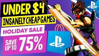 14 FANTASTIC PSN Game Deals UNDER 4 PSN HOLIDAY SALE 2023 CRAZY CHEAP PS4PS5 Games to Buy [upl. by Leonhard]