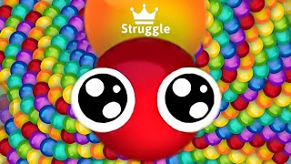 I reached 53000 points on snakeio in the shortest possible time🐍Best gameplay🐍 Snake Struggle [upl. by Atinel101]