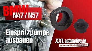 Einspritzpumpe ausbauen bei BMW N47 [upl. by Bakemeier947]