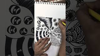 Zentangle  viralvideo youtubeshorts zentangle [upl. by Kalk]