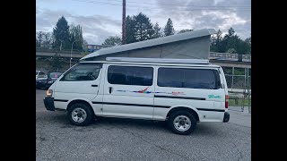 Toyota Hiace Camper Van Diesel turbo AWD [upl. by Eilsehc]