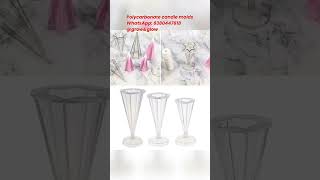 Polycarbonate candle mold candleaccessories candles candleholder seeds [upl. by Jemma531]