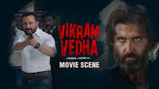 Vedha Ne Kar Diya Apne Aap Ko Surrender  Vikram Vedha  Movie Scene [upl. by Akeemaj]