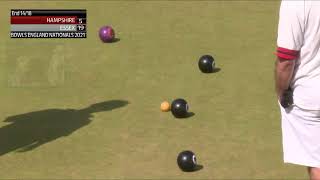 Bowls England National Finals  Mixed Pairs 2021 [upl. by Eulau]