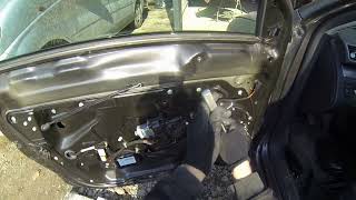 VW Passat B7 front door window remove amp refit [upl. by Iroc]