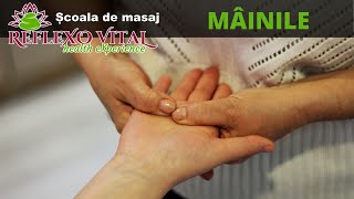 Masajul mainiloir  Reflexo Vital Bacau [upl. by Walrath]