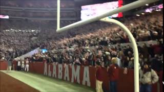 Alabama fans sing Rammer Jammer after Tide beats No 1 Mississippi State [upl. by Tegirb]