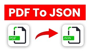 How to Convert PDF to JSON [upl. by Jacie]