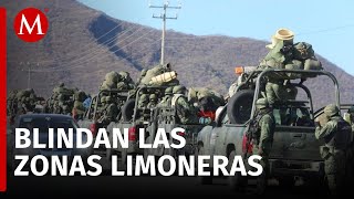 Despliegan 660 soldados para asegurar la industria limonera en Michoacán [upl. by Aneerehs]