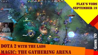 FULL VOD PFlax plays Dota 2 with the Lads  MTG Arena Sep 19 2024  quotterrible at this gamequot [upl. by Marni963]