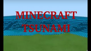 How to make a MINECRAFT TSUNAMI [upl. by Hanni]