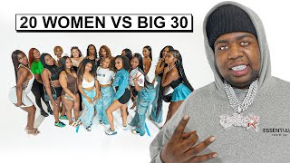 20 WOMEN VS 1 RAPPER  BIG 30 [upl. by Ovatsug184]