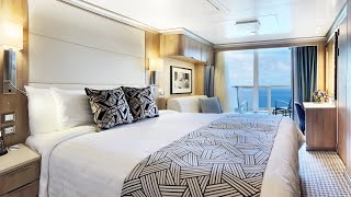 Rotterdam Verandah Stateroom tour  Holland America Line [upl. by Iline]