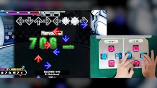 DDR EGOISM 440 Double Challenge  Full Combo with DDR Mini Controller [upl. by Reese396]