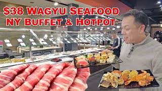 New York 38 Seafood Wagyu Buffet amp Hotpot [upl. by Ainerol123]