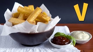 Chunky Polenta Fries Chips [upl. by Nanete]