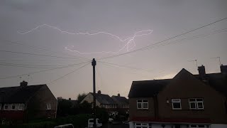 Another Thunderstorm Moving Quickly Through London [upl. by Naamann]