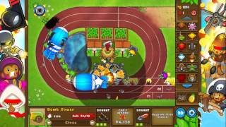 BTD5 Sprint Track Impoppable Walkthrough NLL NAPS [upl. by Ivana674]