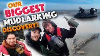 Our BIGGEST Mudlarking discovery  Hovercraft History Hunters [upl. by Ahtelahs]