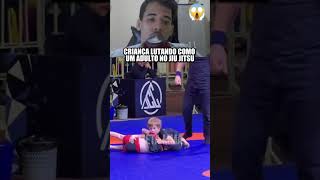 CRIANÇA LUTANDO COMO UM ADULTO NO JIU JITSU [upl. by Nies]