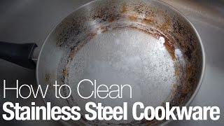 How to clean stainless steel cookware [upl. by Tnecnev672]