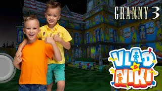 Granny 3  Train Escape Vlad And Niki Mood Full Gameplay [upl. by Chally]