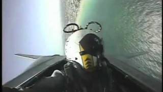 F14 Tomcat Demo with onboard cameras [upl. by Atiuqin97]