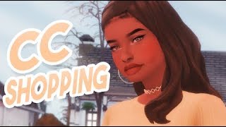 CC AND CHILL  The Sims 4 Custom Content Shopping [upl. by Ring]