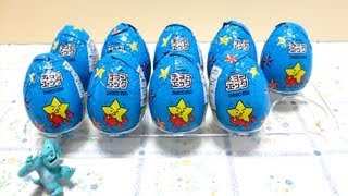 チョコエッグ箱買いしちゃった～o Cute toy surprise is inside the chocolate egg Japanese [upl. by Yespmed]