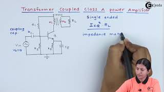 Transformer Coupled Class A Power Amplifier  High Power Amplifiers  Applied Electronics [upl. by Anelyak231]