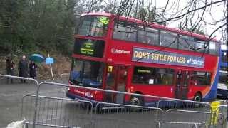 LONDON TRIDENT 17447 STRUGGLES UP THE HILL AT CHELTENHAM SPA 150313 [upl. by Ettelloc]