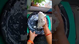 Chhattisgarhi breakfast Mota roti rice Ki Roti yt ytshortsindia viralshots cg cgshortvideo [upl. by Artied]