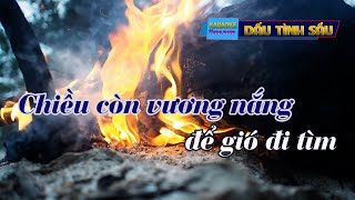 Karaoke DẤU TÌNH SẦU  Tone nam [upl. by Asinla]