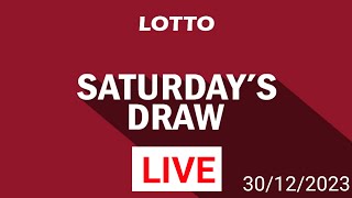 The National Lottery Lotto Draw Live Form Saturday 30 December 2023 [upl. by Cindelyn349]