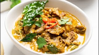 Delicious Slow Cooker Lamb Korma Curry Recipe [upl. by Caldera]