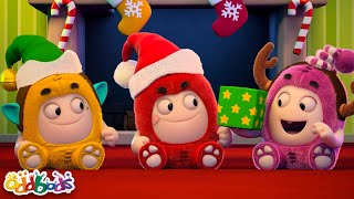 🎁 Pass The Christmas Parcel 🎁 Baby Oddbods  3 HOURS  Oddbods Full Episode  CartoonS for Kids [upl. by Ilwain]