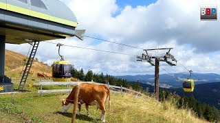 BelchenSeilbahn  Cableway Aitern Schwarzwald  Black Forest Germany 14 08 2018 [upl. by Uyr]