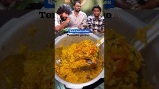 Easy to cook recipes✨ tomato pulao cooking viralvideo shorts ytshorts youtubeshorts [upl. by Ylirama]