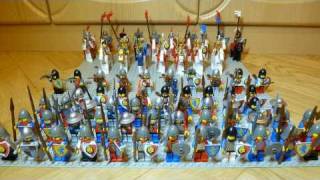 my 2011 LEGO Castle Pirates Persian Minifigure Army Collection 412 figs47 horses [upl. by Adnarb]