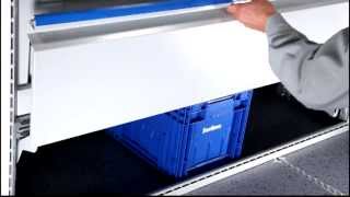 Sortimo Fahrzeugeinrichtungen Liftklappe  Van racking liftup flap [upl. by Assenej834]