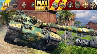 BZ741 Excellent player on map Pearl River  World of Tanks [upl. by Greenwell]