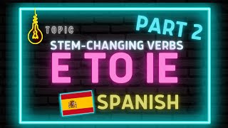 Stem change verb E to IE Part 2 [upl. by Grimes]