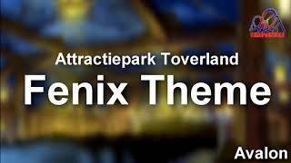 Attractiepark Toverland  Fenix Theme  Fenix Music [upl. by Pontus]